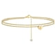 thumbnail image 2 of Xihbxyly Pulseras de Playa con Inicial de Corazón para Mujer (2022), Delicadas Tobilleras En Capas Bañadas En Oro de 14 Quilates, con Inicial de Letra y Corazón, Joyería de Playa., 2 of 2
