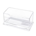thumbnail image 3 of Soporte para tarjetas de presentación, soporte para tarjetas de presentación, soporte para escritorio, contenedor transparente para el hogar, salones, Un solo nivel, 3 of 8