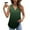 Green, variant on Titcea Tank Top for Women(S-2XL), Gradient Print Lace V-Neck Sleeveless T Shirts Loose Breathable Hawaiian Beach Vacation Summer Casual Tops