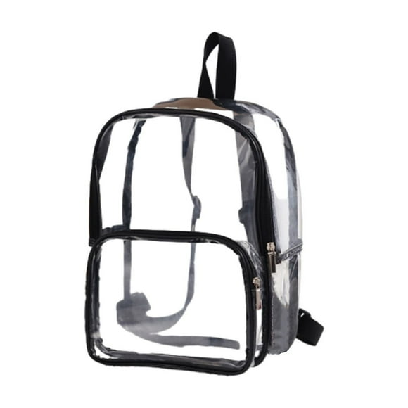 School Supplies Clearance, Transparent Large Capacity New Shoulders Student Backpack Pvc Clear Backpack Clear Book Bag Plastic Backpacks for School, Work,Concert,College