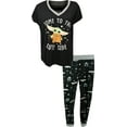 thumbnail image 2 of Richard Leeds Womens Star Wars Mandalorian Grogu Come to the Cute Side Pajama (Small), 2 of 3