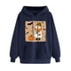 thumbnail image 5 of Sudadera con capucha de manga larga para mujer, informal, con capucha, para exteriores y chaquetas, ropa deportiva de moda para mujer, con capucha y ropa de invierno, sudadera con capucha de manga lar, 5 of 6
