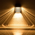 thumbnail image 1 of Luz de pared de seguridad solar para exteriores | Alimentado por energía solar, resistente al agua IP54, desde el anochecer hasta el amanecer, iluminación de 6 a 12 horas | Jardín, Cerca, Patio, 1 of 8
