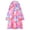 Tie Dye, variant on Poncho Packable Waterproof Cape - Neon Watermelon - One Size