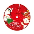 thumbnail image 2 of Cubierta de base para falda de árbol de Navidad de 90 cm, decoración navideña, falda para árbol de Navidad Estilo A, 2 of 9