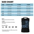 thumbnail image 6 of Pofeuu Navy Camouflage American Flag Print Men's Muscle T-Shirt, Sleeveless, Muscle Tank, Classic Muscle Tee Top For Men Casual Sleeveless Muscle T-Shirt Trendy Clothes-Small, 6 of 7
