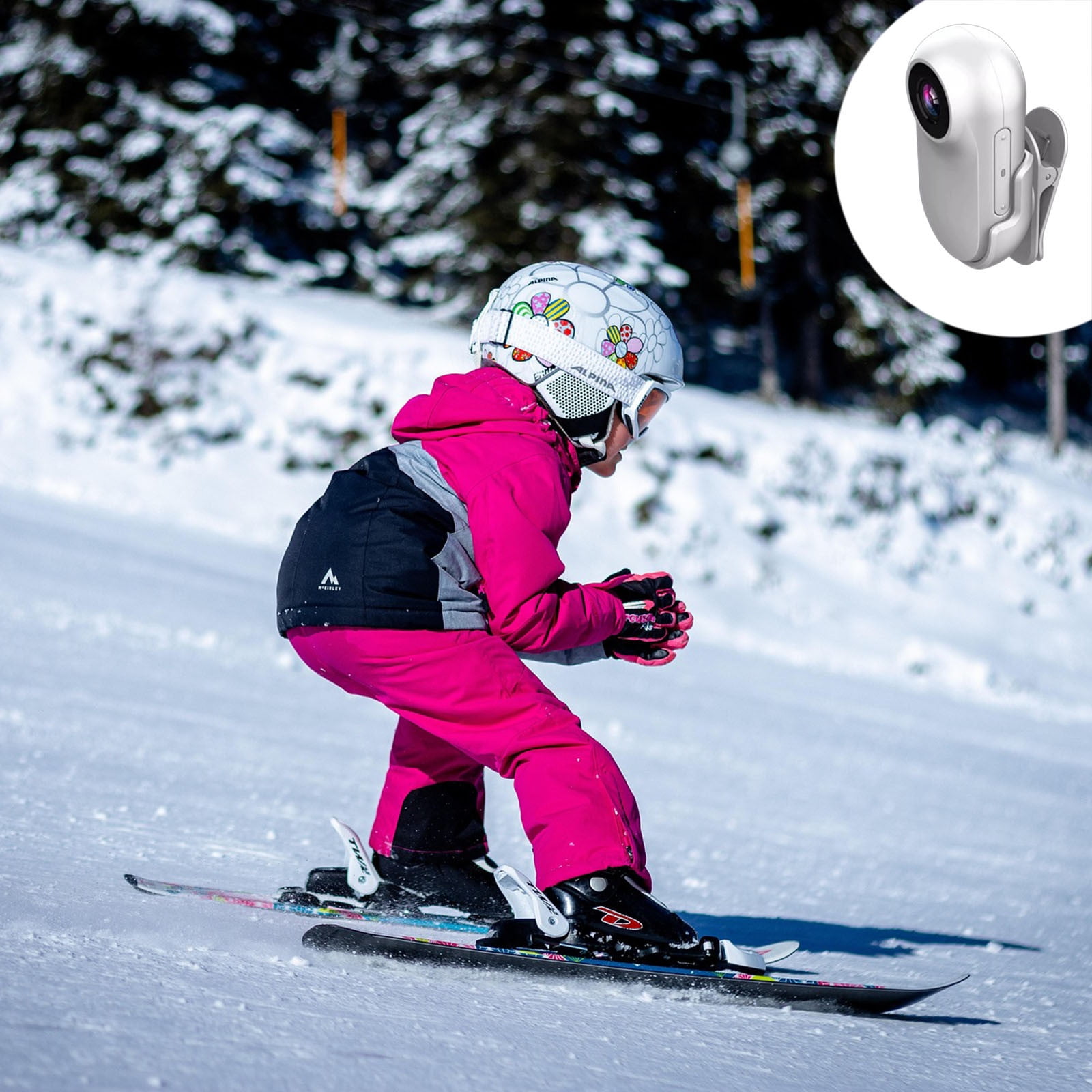 Mini Body Camera with Audio & Video Recording, Portable Wearable Action Camera, Hands-Free POV Recorder for Vlogging, Travel, Pets, Cycling, and Motorcycle Adventures