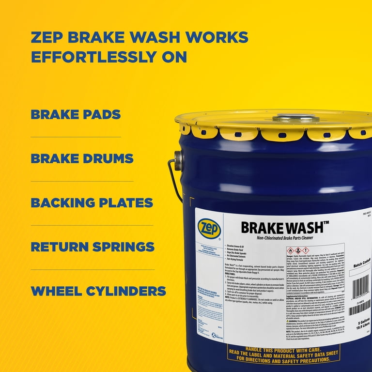 Zep Brake Wash Non-Chlorinated Brake Parts Cleaner, 50535, 5