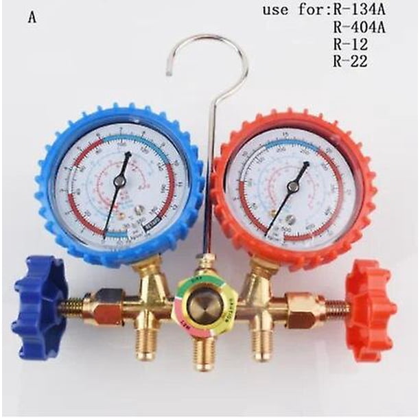 Refrigerant Universal Gauge Air Conditioning Refrigeration Kit Air Conditioning Tools for R12 R22 R502 R134A R404A R410A~9976