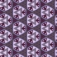thumbnail image 1 of Ahgly Company Indoor Square Patterned Plum Purple Area Rugs, 7' Square, 1 of 6