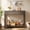 Dark Brown, variant on BoldGear 39" W Console Table with 2 Drawers, Dark Brown | 2-Tier Wood Entryway Table with Shelves, Accent Sofa Table for Front Hall, Hallway, Living Room
