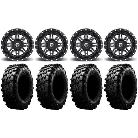 Fuel Lethal Black 15 Wheels 31 Carnivore Tires Kawasaki Mule Pro FXT