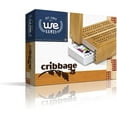 thumbnail image 5 of WE Games Mini Travel Cribbage Set Nautical Print - Solid Wood 2 Track Board, 5 of 5