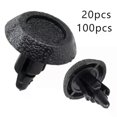 thumbnail image 4 of Car Bumper Fender Black Rivet Fasteners 7mm Hole Car Rivets Clips For Toyota For Camry Carola Car Fastener Clips, 4 of 5