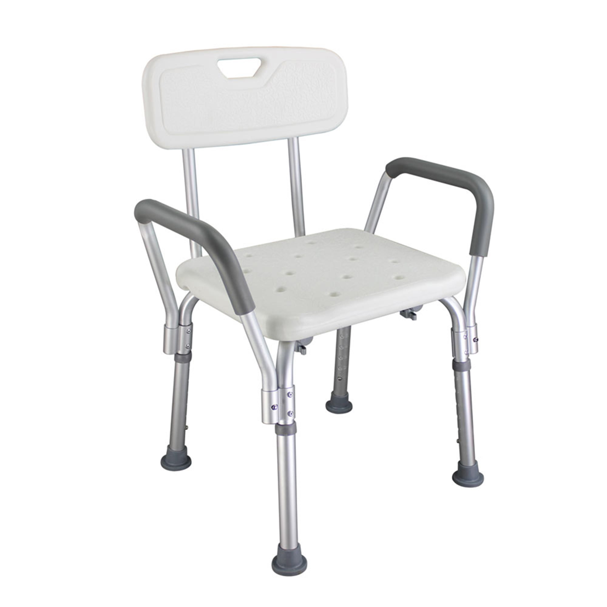 Kadyn Shower Stool Bath Chair, Shower Stools with Back & Handle, Shower Bench for Elderly, Handicap, and Disabled, White Kadyn Shower Stool Bath Chair, Shower Stools with Back & Handle, Shower Bench for Elderly, Handicap, and Disabled, White
