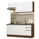 thumbnail image 1 of Cocina Integral MADESA 180cm Marrón/Blanco Glamy, 1 of 5