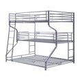 thumbnail image 1 of ACME Caius II Triple Bunk Bed - T/F/Q in Silver, 1 of 4