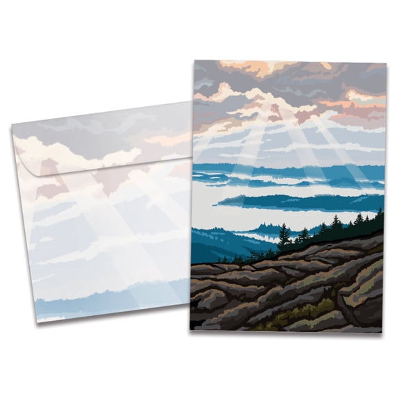 Tree-Free Greetings Sympathy Greeting Card, 100% Recycled Paper, 5 x 7, From Above (GO69217)