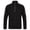Black/Gunmetal Gray, variant on Finden & Hales Mens Contrast Panel Quarter Zip Midlayer