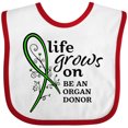 thumbnail image 3 of Inktastic Life Grows On- Be an Organ Donor Boys or Girls Baby Bib, 3 of 4