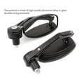 thumbnail image 3 of Motorcycles Handlebar End Adjustable Rearview Reflector Convex For 7/8" 22mm End Electric Vehicle 2pcs, 3 of 13