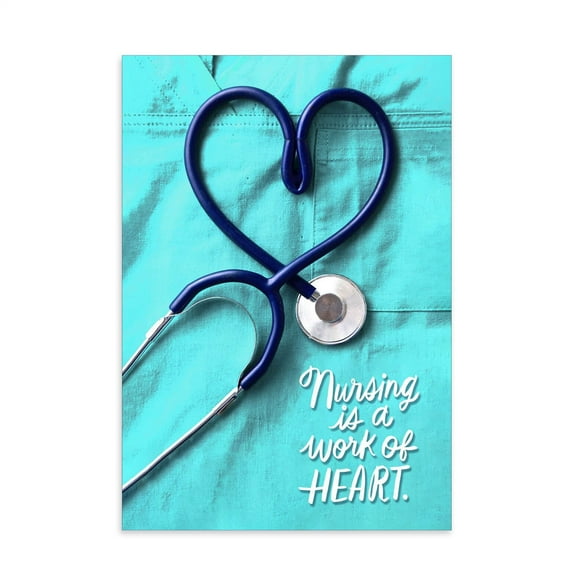 Hallmark Business Bulk Nurse Appreciation Cards (Stethoscope Heart), 25 ct.