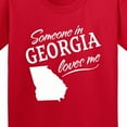 thumbnail image 4 of Inktastic Someone in Georgia Loves Me Youth T-Shirt, 4 of 5