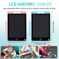 thumbnail image 2 of ziyahi 2piece Portable For LCD Writing Tablet Gifts Natural Drawing Experience Easy Sky Blue, 2 of 6
