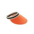 thumbnail image 1 of Top Headwear Paper Braid Visor Sun Hat - Orange, 1 of 1