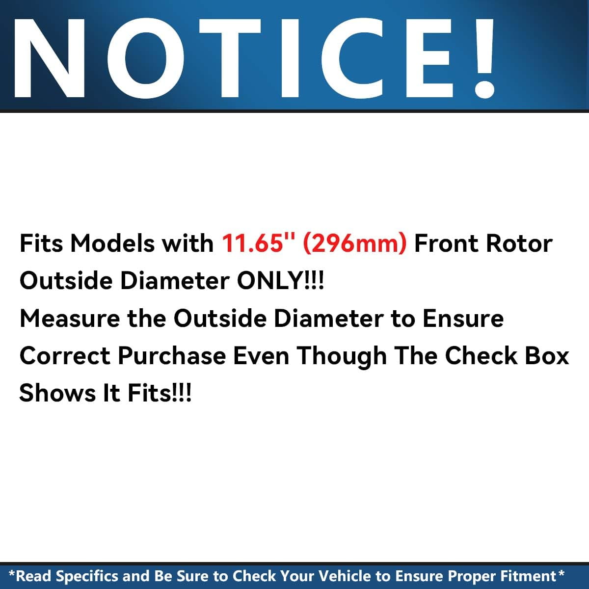Detroit Axle - Brake Kit for 2006-2018 Toyota Rav4 Disc Brake Rotors Ceramic Brake Pads : 11.65'' Front and 11.06" Rear Rotor