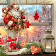 thumbnail image 4 of Kit navideño para colgar con forma de diamante VODAPYC Santa Claus-01, 4 of 7