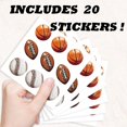 thumbnail image 3 of 180pcs Sport Ball Stickers 3.54x3.54 inch Self-Adhesive Paper Decorative Stickers Waterproof Baseball Basketball Volleyball Sticker for Scrapbook Calendar Party Gift Bag Decor Mixed Color, 3 of 9