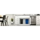 thumbnail image 5 of Bote de basura Rubbermaid Undercounter, 9,4 L, paquete de 2, azul/negro, 5 of 9
