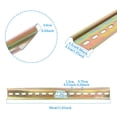 thumbnail image 7 of 8 Pcs Din Rail, 35mm Width Slotted Din Rail Iron Din Mounting Rail for Din Rail Terminal Block and Contactors, 7 of 7