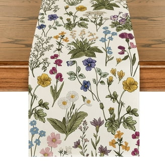 The Pioneer Woman Flowering Frontier Fabric Table Runner
