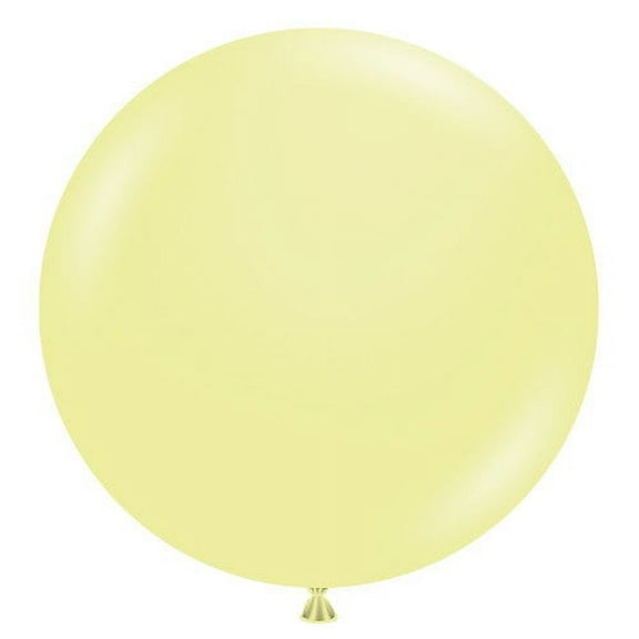 36 inch Tuftex Lemonade Yellow Latex Balloons (1 Pack) - Party Supplies Decorations