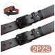 thumbnail image 2 of 2pzs Cintos Hombre Cinturones De Piel Accesorios Para Hombre Xtellar Negro, 2 of 4