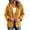 Orange, variant on Women's Corduroy Blazer Jacket Hooded Button Front Long Sleeve Outerwear Coat with Patch Pockets for Fall Daily Casual Streetwear Orange XXL