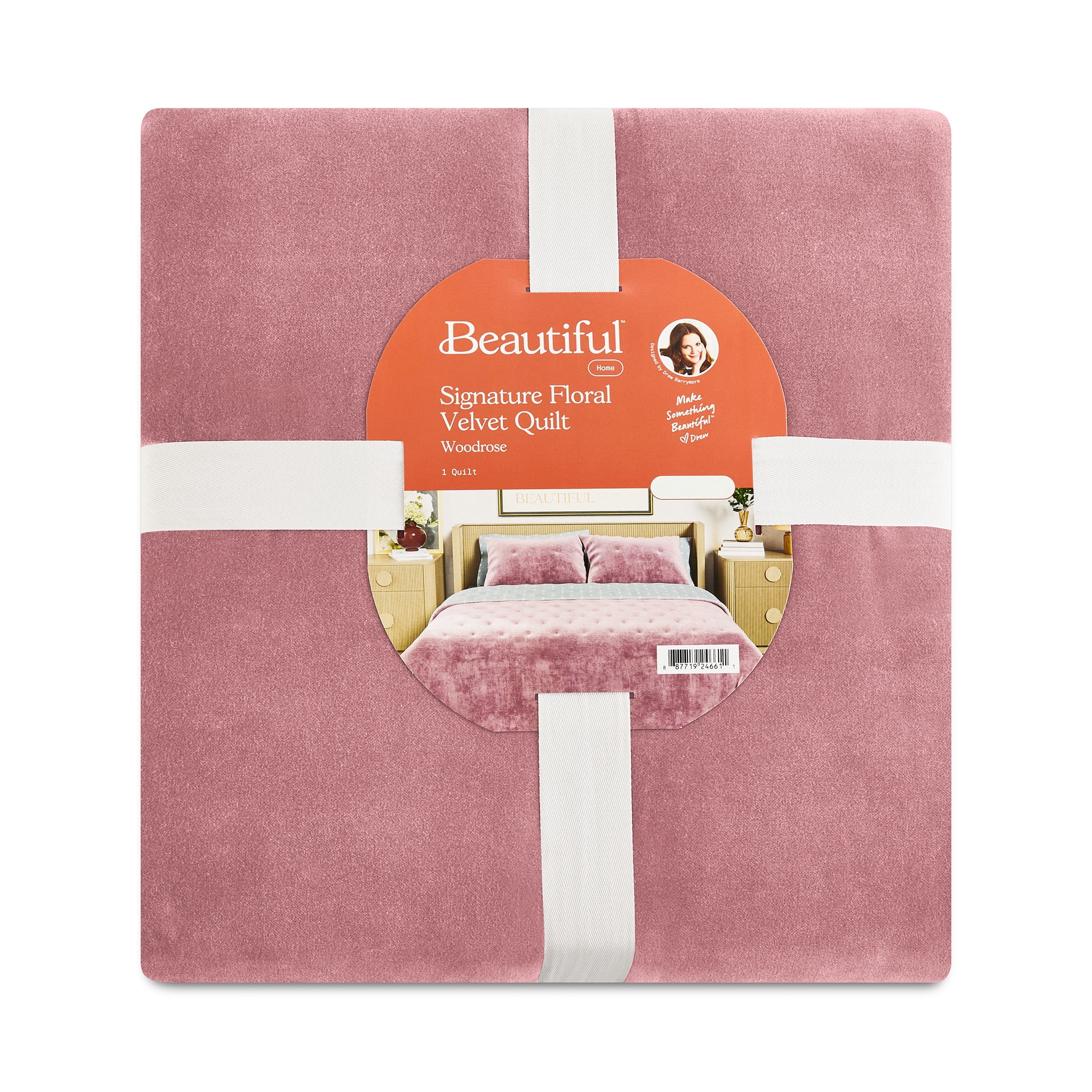 Beautiful The Bedding Collection By Drew Barrymore Velvet Quilts, King - Reversible