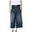 Blue, variant on MuZeFu Wide Leg Jeans Women High Waisted Curvy Women High-Waisted Straight Leg Wide Leg Jeans Cropped Trousers