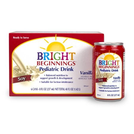 Bright Beginnings Soy Pediatric Nutritional Vanilla Drink, 8