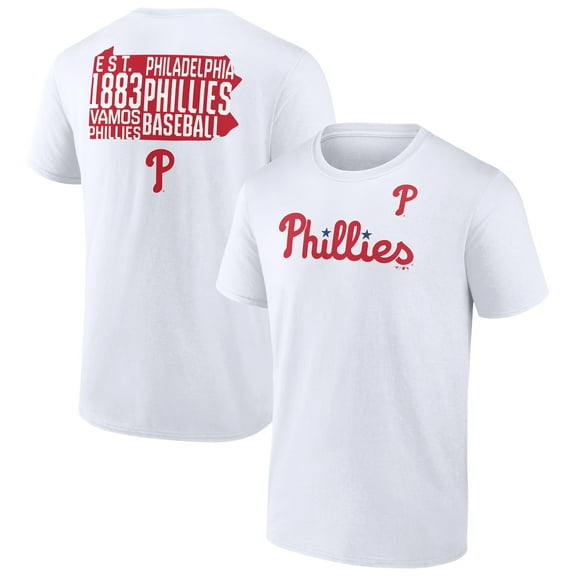 Men's White Philadelphia Phillies Team Hot Shot T-Shirt