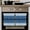 Dark blue, variant on Burnt Orange Ombre Stripe 1 Pack Kitchen Towel, Water Absorbent Dish Towel, Farmhouse Striped Gradient Decorative Hand Towels - Quick Drying Cloth for Cooking Baking, 18x28 Inch