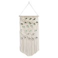 thumbnail image 3 of Tapiz colgante de pared de macramé rústico, decoración de oficina con borlas bohemias, divisor de habitación trenzado, arte de pared para apartamento, Estilo B Soledad Macramé Tela decorativa, 3 of 9