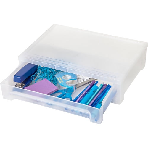 Iris Large Desktop Stacking Drawer 6 Pack Com Iris Large Desktop Stacking Drawer 6, Desktop Stacking Drawers