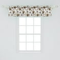 thumbnail image 2 of Ambesonne Dia De Los Muertos Valance Pack of 2, Mexican Ethnic, 54"X12", White and Multicolor, 2 of 4