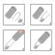 thumbnail image 4 of Xihbxyly Kit de Reparación de Cremalleras, Paquete de 10 Tiradores de Repuesto, Diseño Extraíble, Goma y Metal Duraderos, Agarre Antideslizante, Apto para Maletas, Chaquetas, Botas y Mochilas, Fácil, 4 of 6