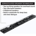 thumbnail image 4 of Sony HT-A5000 Barra de sonido Dolby Atmos de 5.1.2 canales Cine en casa con sonido envolvente con DTS:X y mapeo de sonido espacial 360, funciona con Alexa y Google Assistant,Negro, 4 of 5