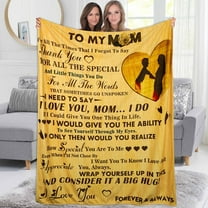 to My Mom Blanket, Gifts for Mom Birthday Gifts Mother Blankets from Daughter Son Christmas Soft Fleece Blanket I Love You Mom Blanket for Bedding Sofa and Travel 60x80 Inch