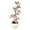 Pink, variant on Small Simulation Flower Tree Faux Flower Plant in Potted Desk Simulation Plant Perfectly for Tabletop Office Decoration